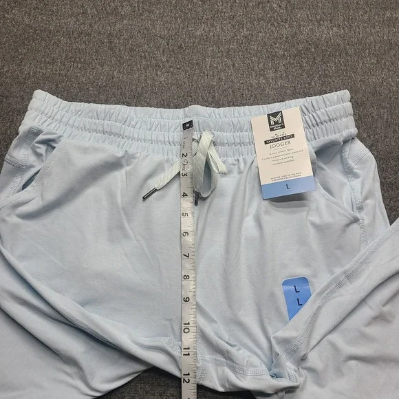Member's Mark Jogger Womens L Blue Favorite Soft Stretch Activewear Everyday Gym - Picture 3 of 6